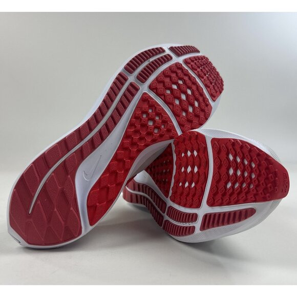 Nike Air Zoom Pegasus 39 Mens Size 8 Gray Red Running Shoes Sneakers DH4071-009 - Picture 8 of 9